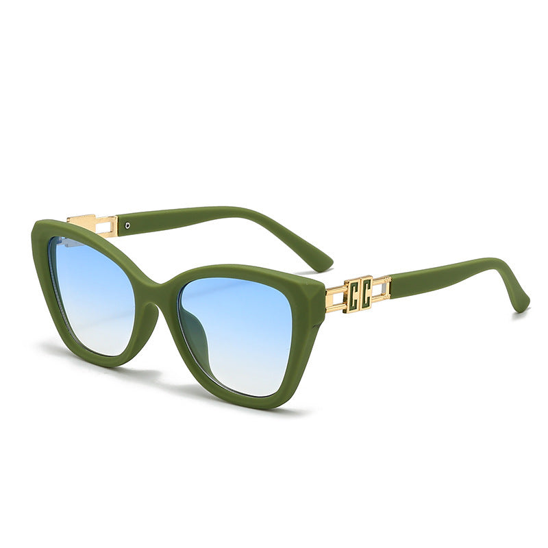 Women's Cat-Eye Sunglasses with Luxurious Accents Bowlift