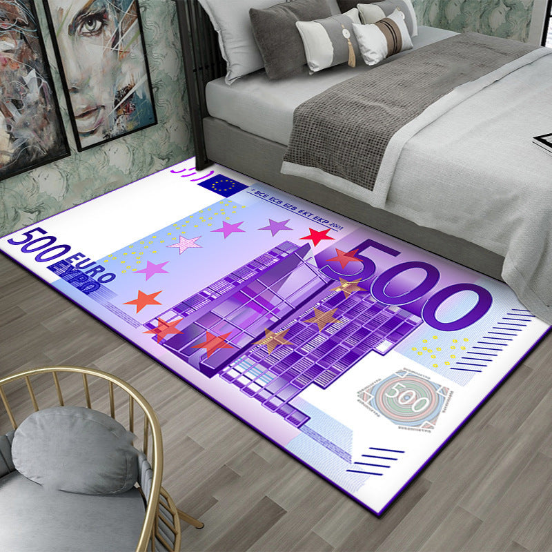 Decorative Euro Banknote Carpet