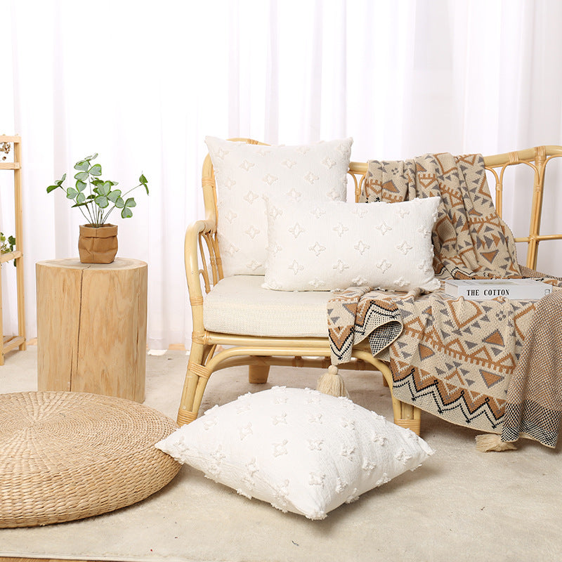 Artistically Embroidered Cushion