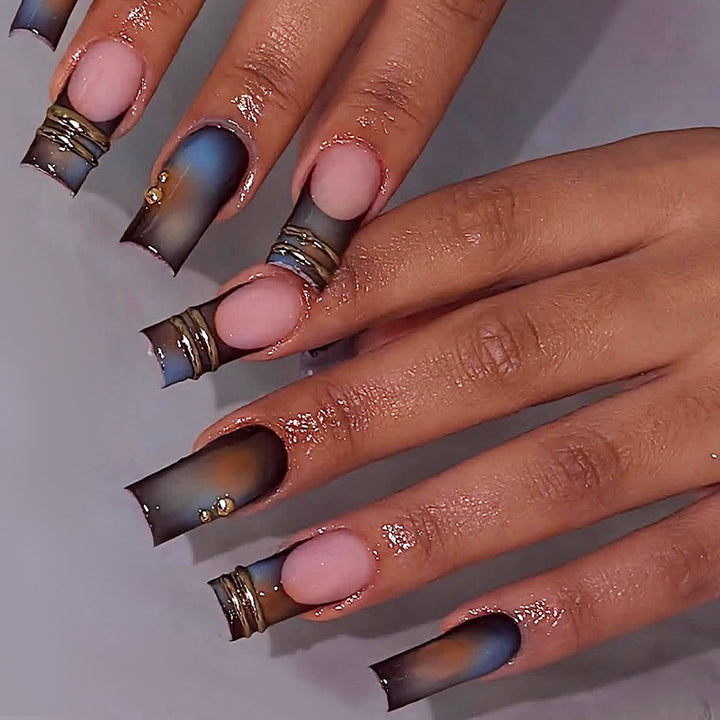 Ombre Press-On Nails Set Bowlift