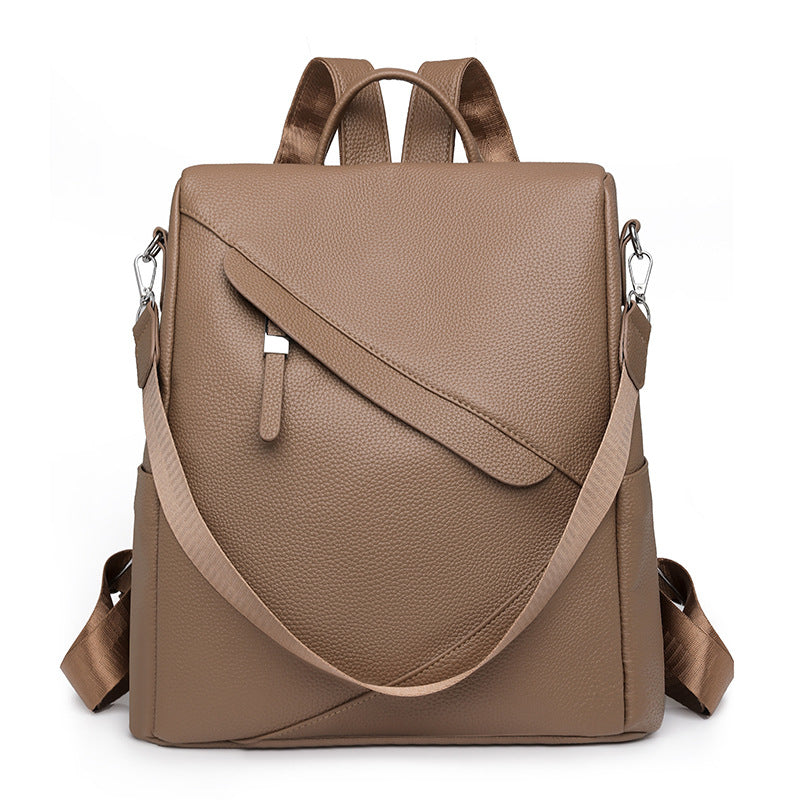 Elegant Leather Laptop Backpack Bowlift