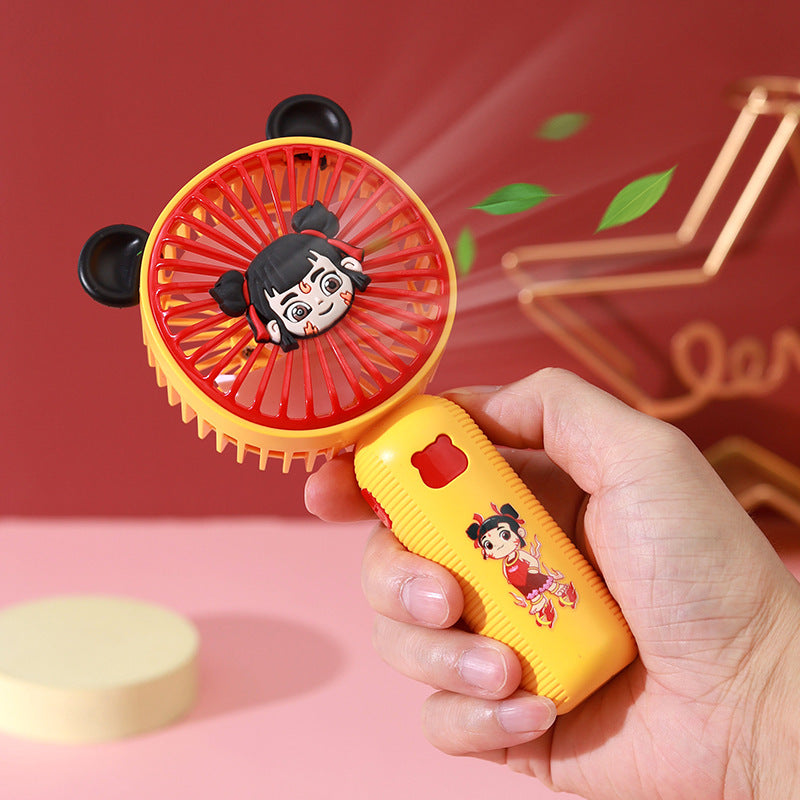 Unisex Portable Kids Fan with Playful Design Bowlift