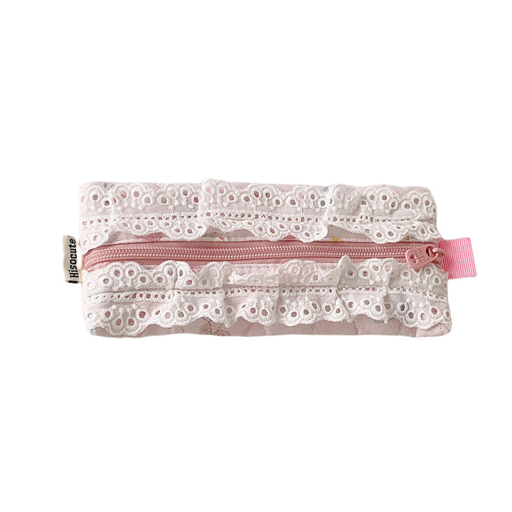 Elegant Lace Design Pencil Case Bowlift