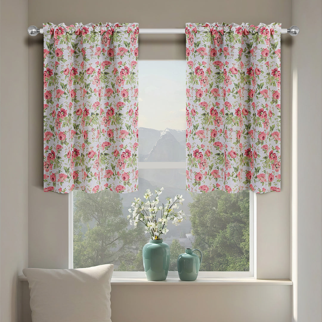 Botanical Print Window Curtain