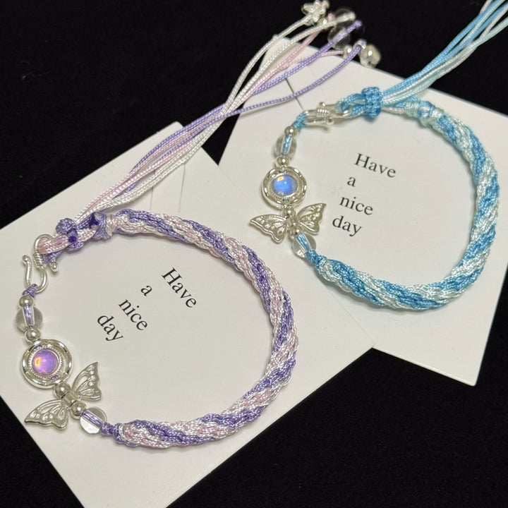 Butterfly Charm Adjustable Friendship Bracelet Bowlift