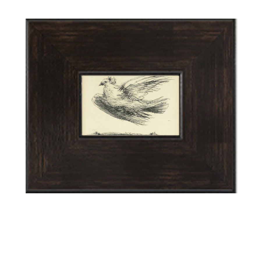 Vintage-inspired Layered Bird Artwork