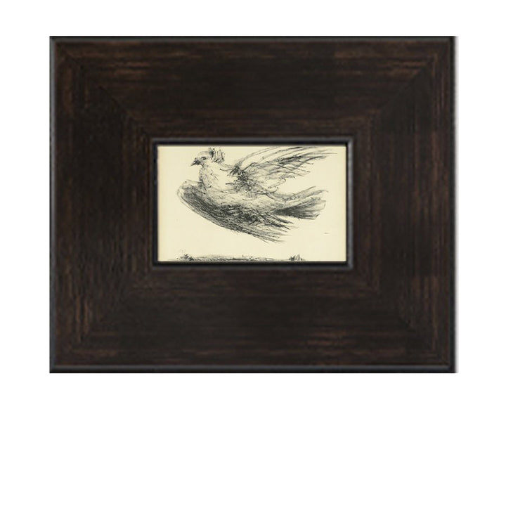 Vintage-inspired Layered Bird Artwork