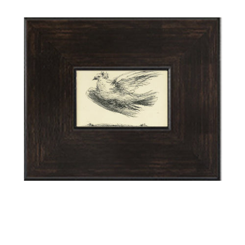 Vintage-inspired Layered Bird Artwork