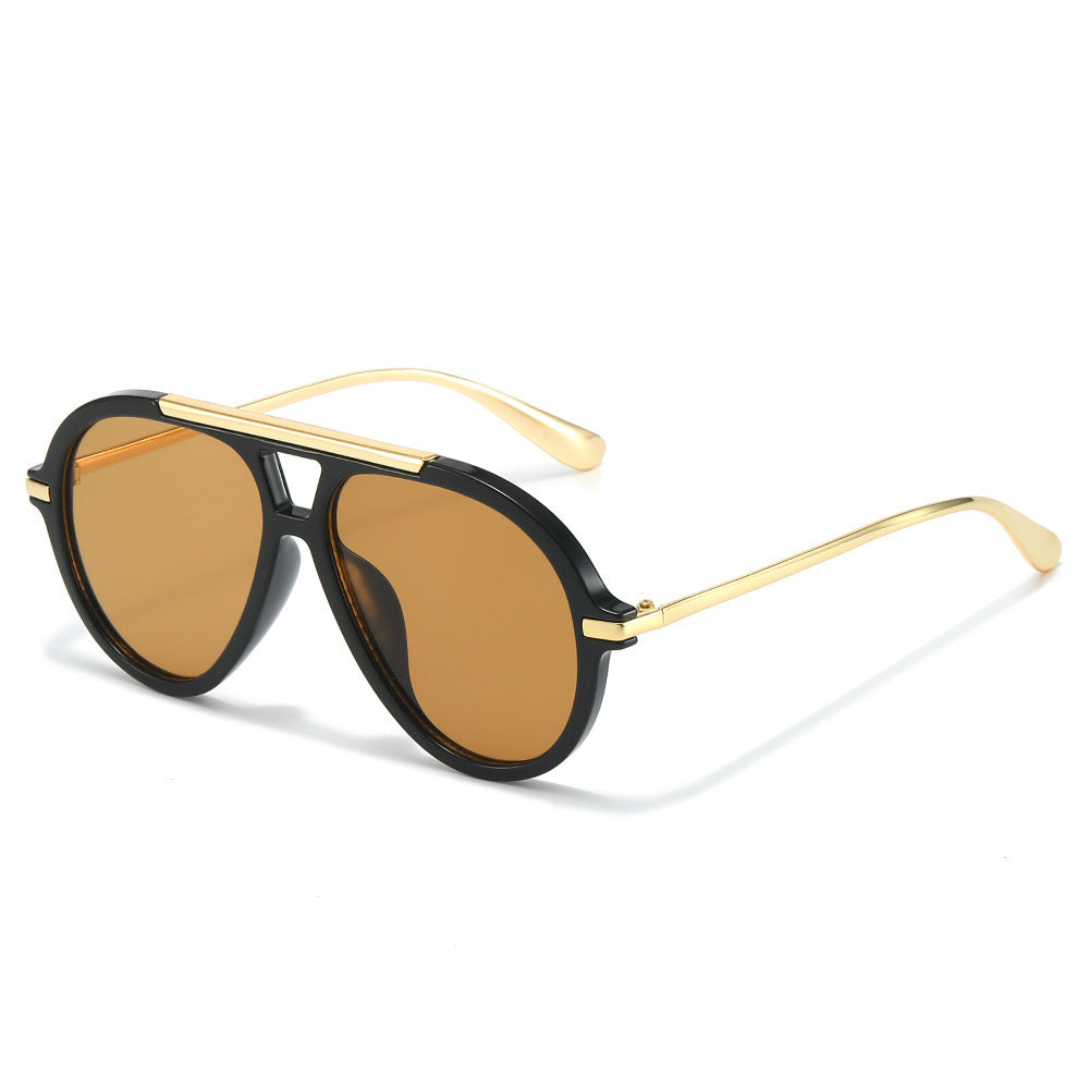 Fashion-Forward Futuristic Round Sunglasses Bowlift