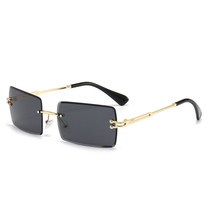 Women's fashionable rectangular sunglasses with gradient lenses Bowlift