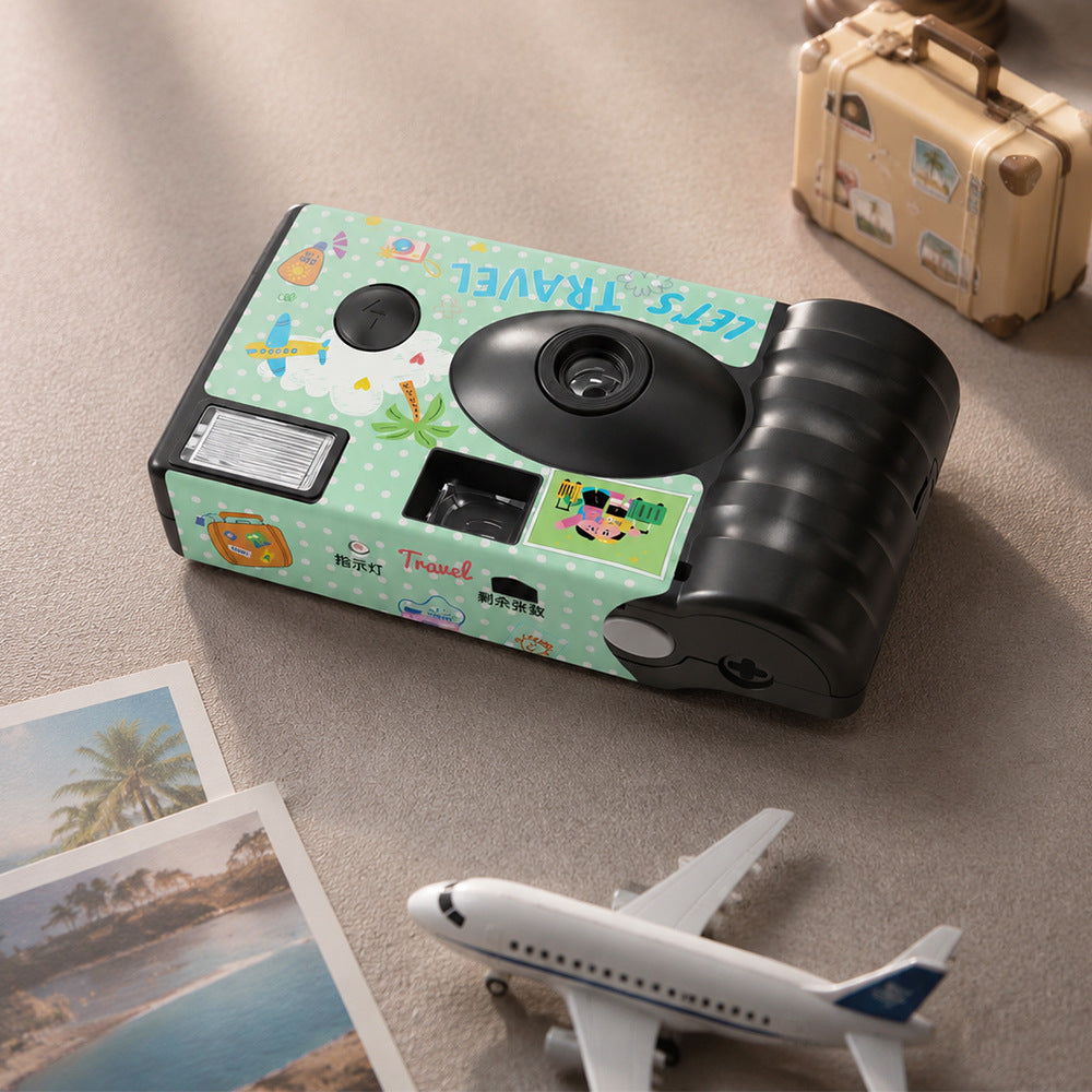 Travel-Themed Disposable Film Camera Bowlift