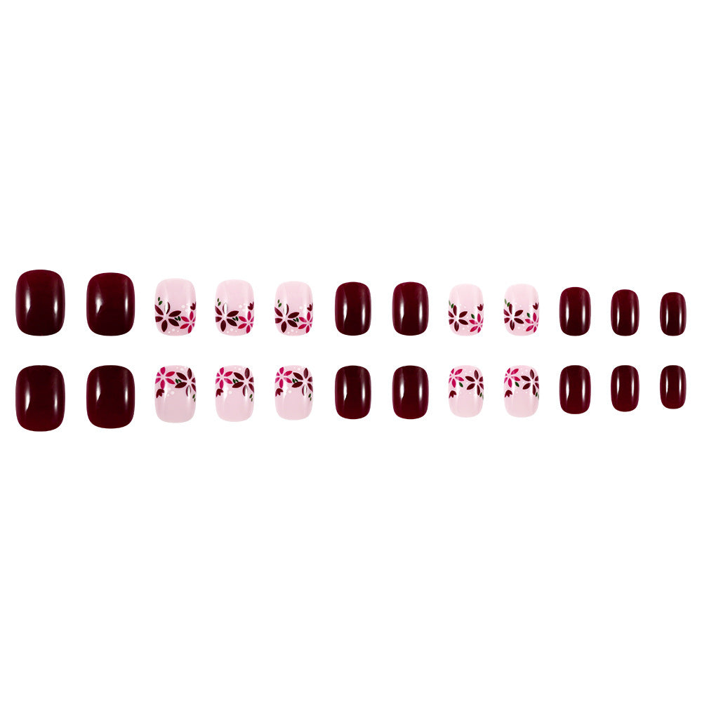 Floral Design Gel Nail Art Set Bowlift 1787542981