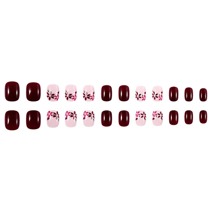Floral Design Gel Nail Art Set Bowlift 1787542981