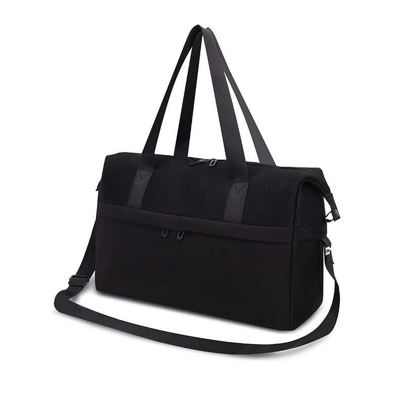 Sporty tote bag with breathable mesh material and multifunctional pockets Bowlift