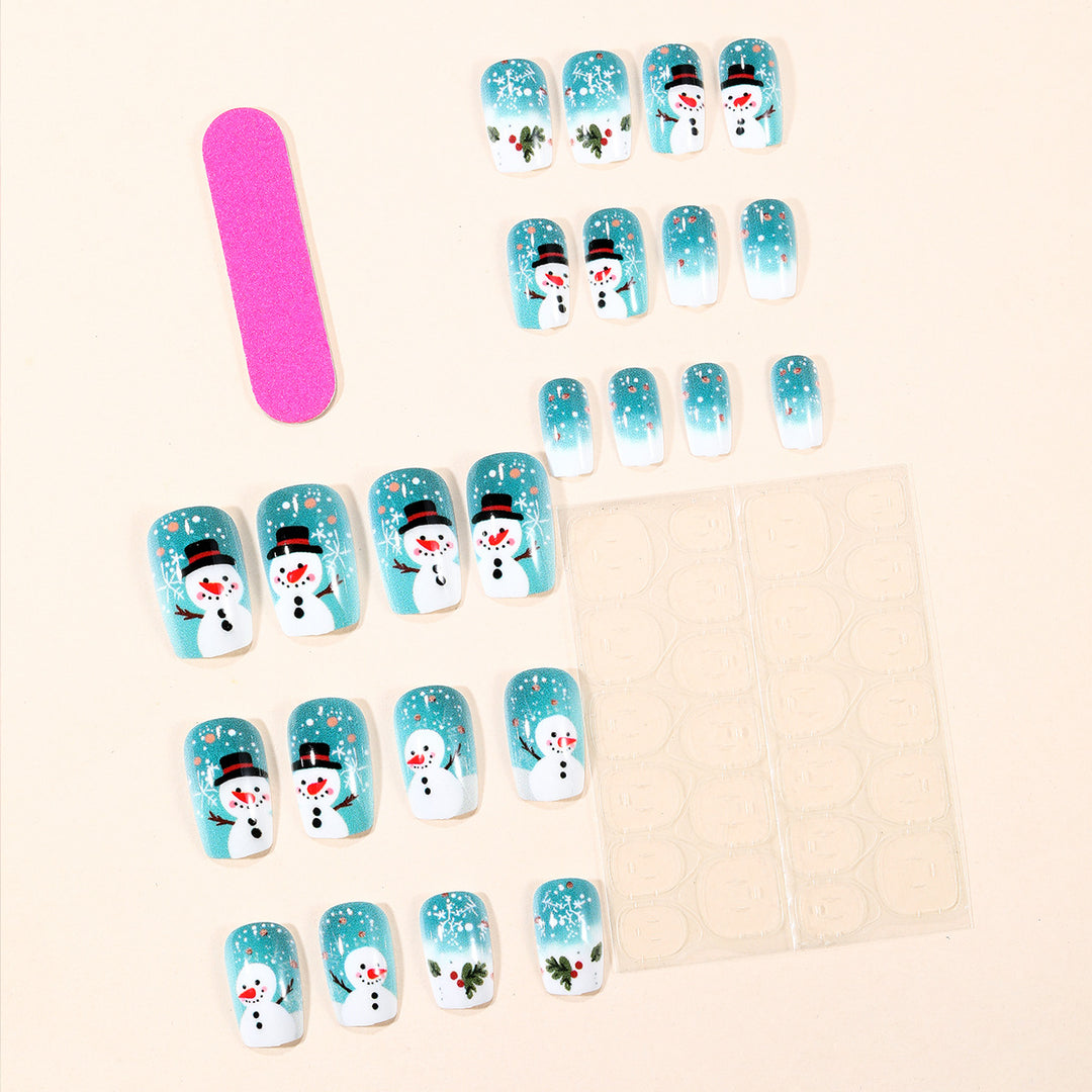 Festive Winter-Themed 3D Nail Art Extensions Bowlift 1789713261