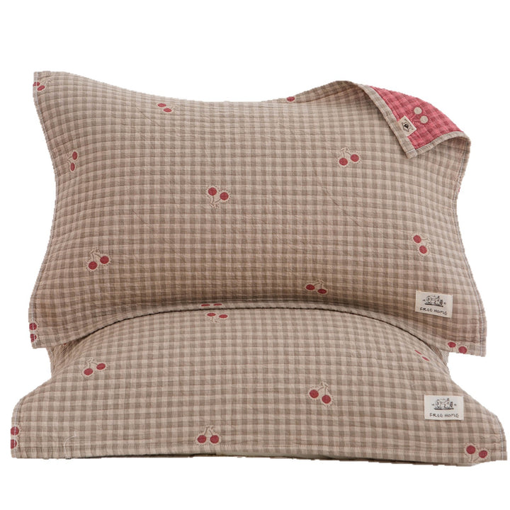 Women's pillowcase with modern checkered pattern Bowlift