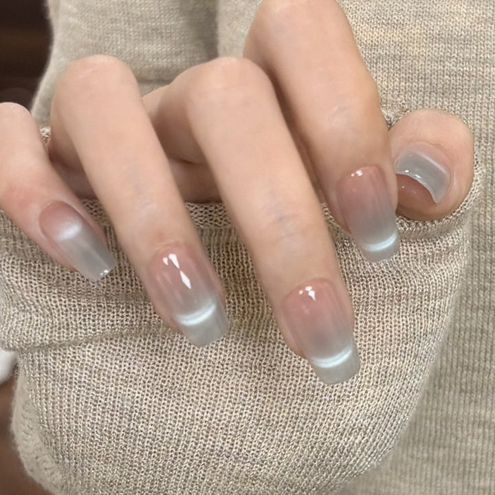 Ombre Gel Press-On Nail Wraps Bowlift