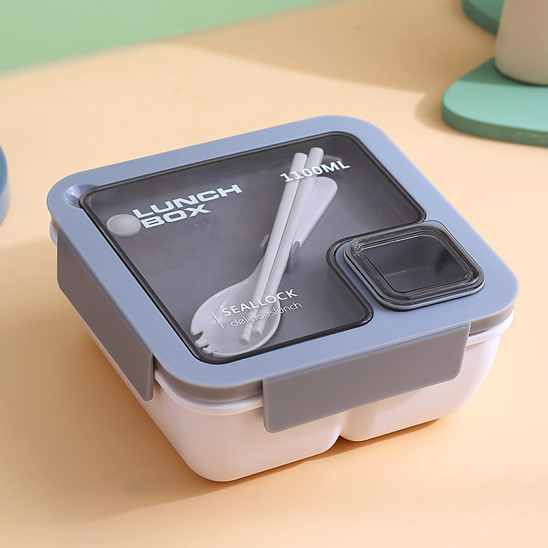 Leakproof Compartmentalized Kids Bento Lunchbox with Removable Round Soup Bowl and Utensil Storage Bowlift