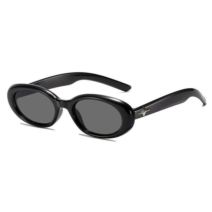Retro-Inspired Oval Sunglasses Bowlift
