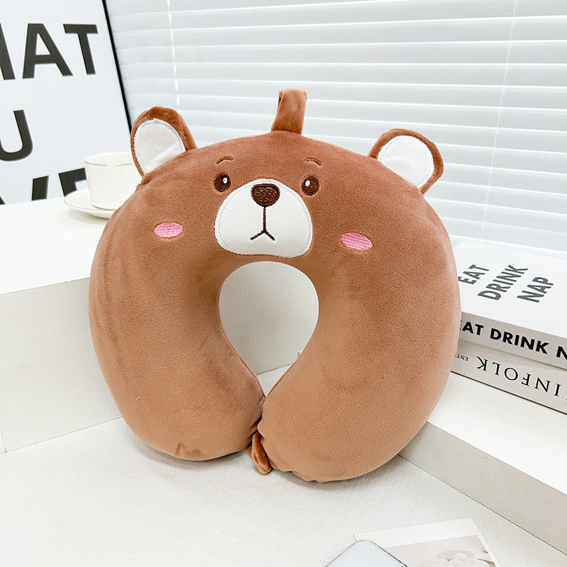 Women Kitten Neck Support Pillow Bowlift