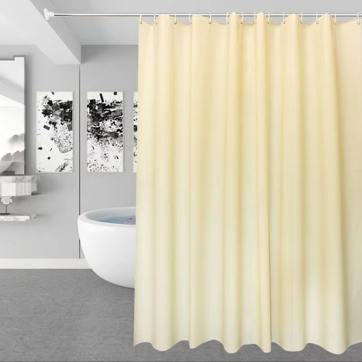 Translucent Shower Privacy Curtain Bowlift