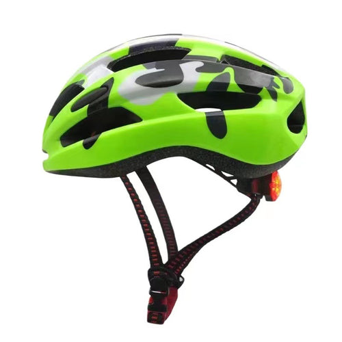 High-Visibility Cycling Helmet with LED Light Bowlift