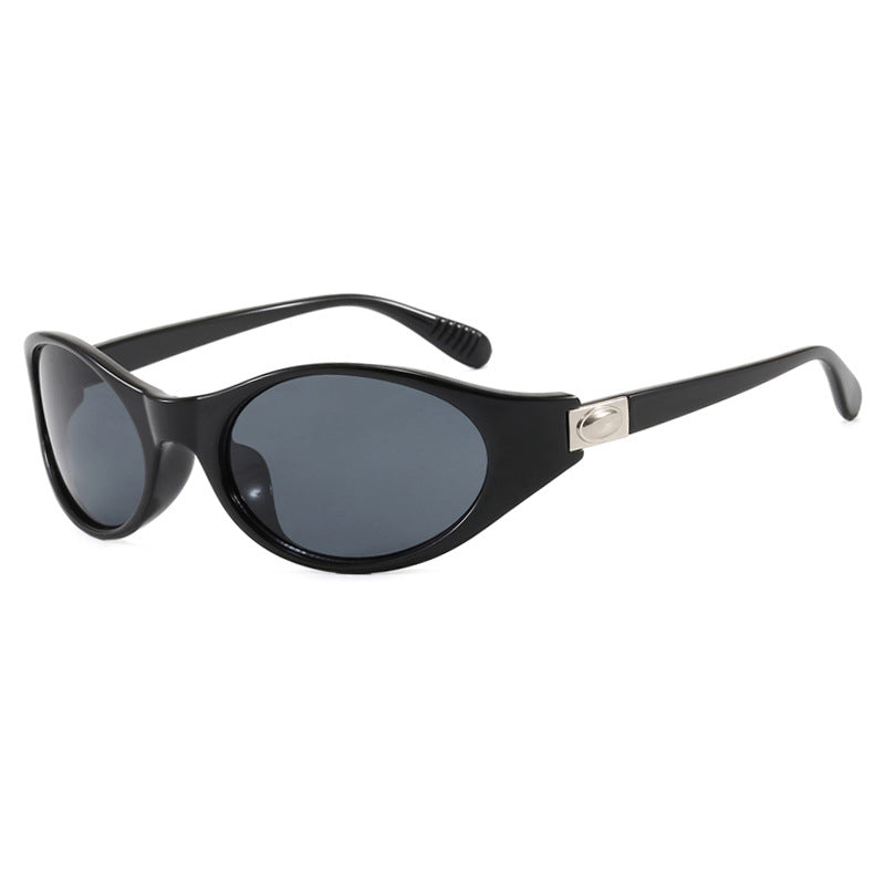 Ladies stylish sunglasses in elegant oval design with protective UV filter Bowlift
