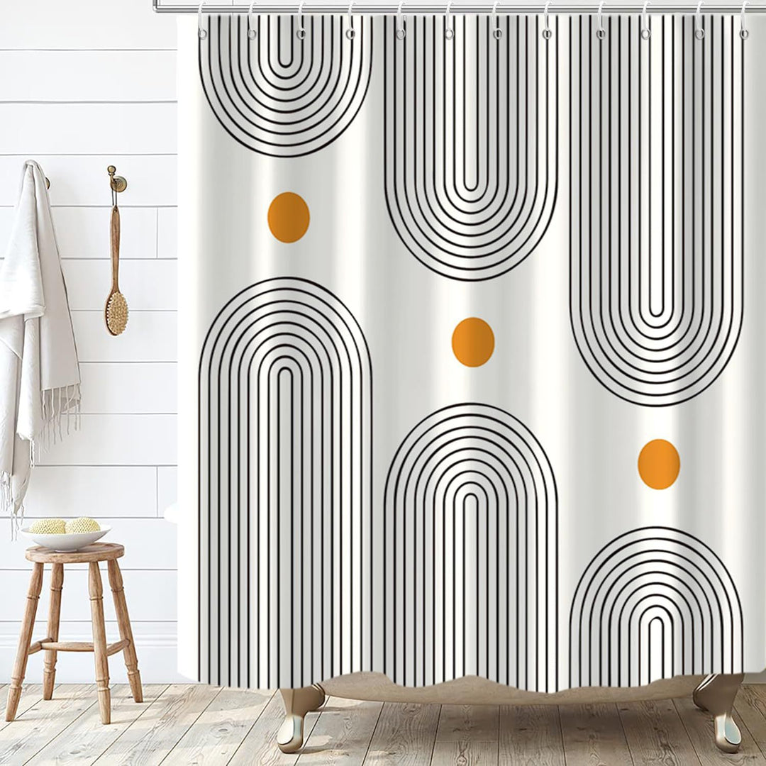 Floral Print Shower Curtain Bowlift