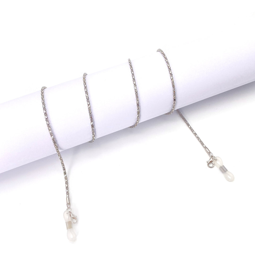 Chic Crystal-Accented Eyewear Chain Bowlift