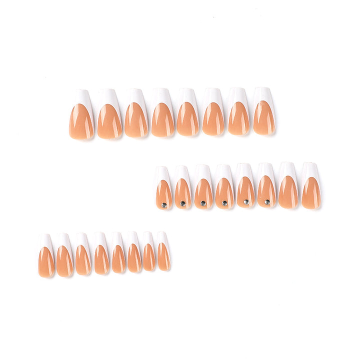 Artful Nail Extensions with Elegant French Tips Bowlift