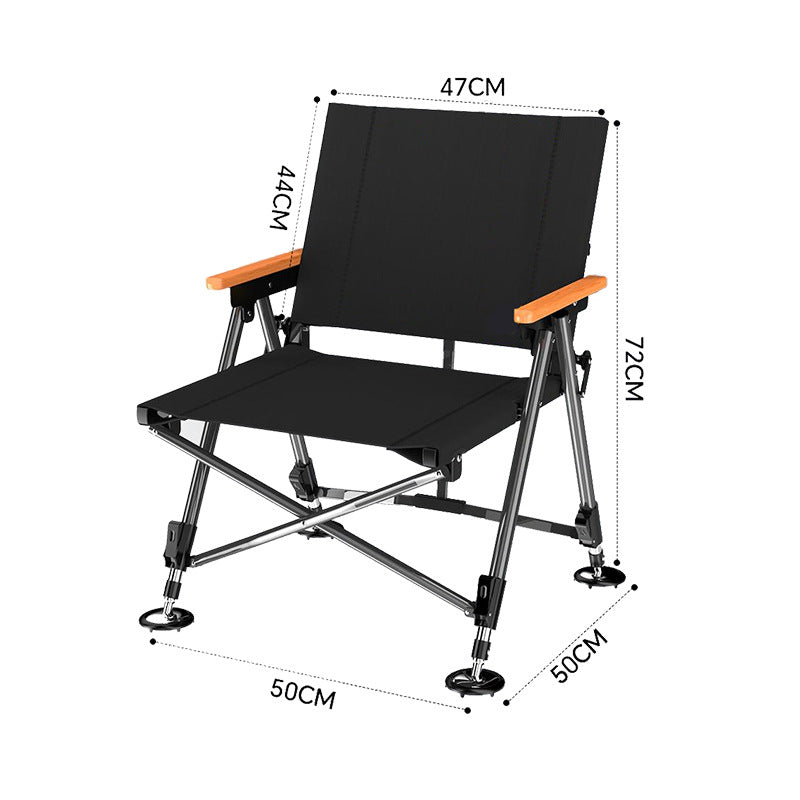 Comfortable High Back Camping Chair Bowlift