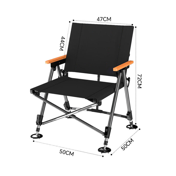 Comfortable High Back Camping Chair Bowlift