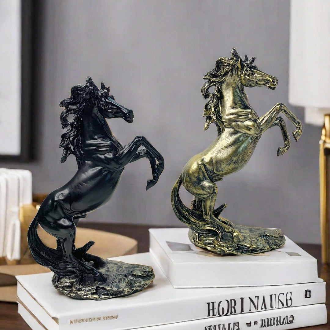 Decorative horse sculpture Bowlift