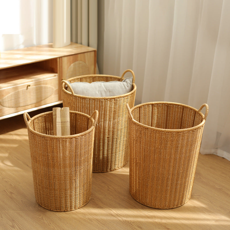 Unisex Large Storage Basket with Sturdy Carrying Handles Bowlift