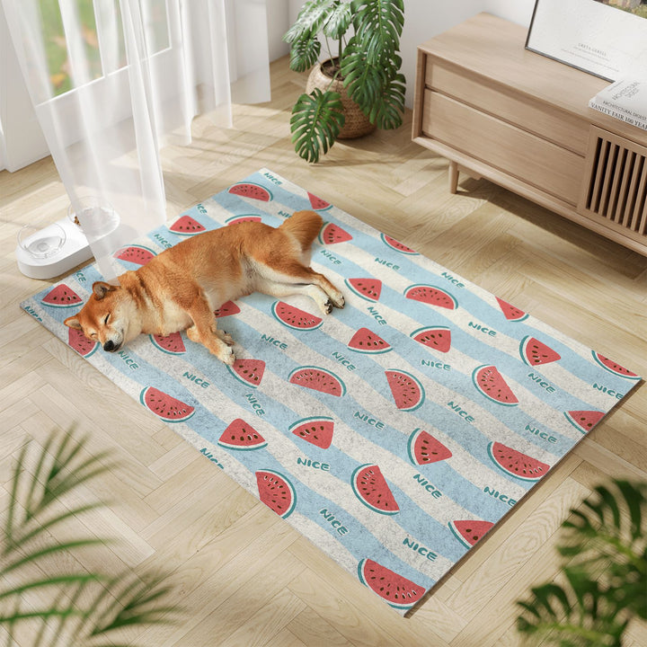 Durable Pet-Themed Comfort Mat Bowlift