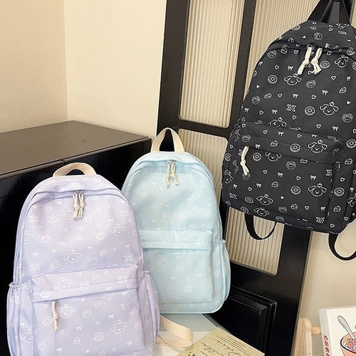 Playful Cartoon-Themed Backpack Bowlift