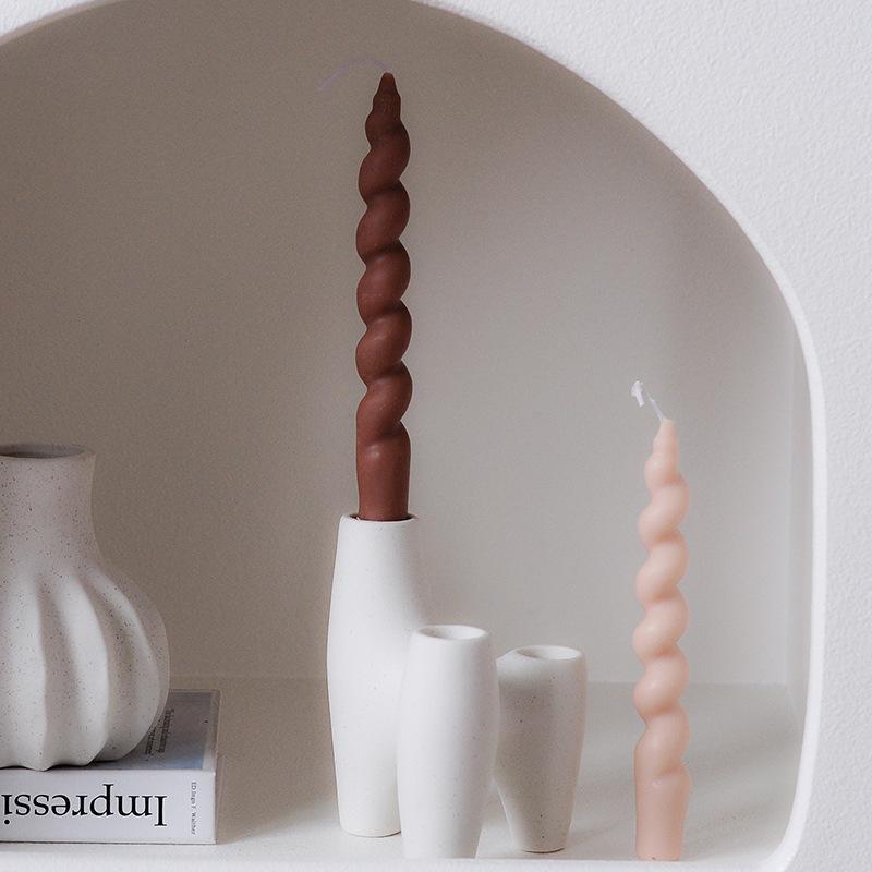 Abstract Multi-Compartment Decorative Vase