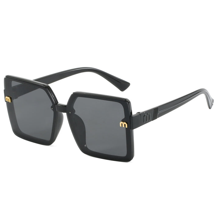 Women's stylish square sunglasses with mirrored gradient Bowlift