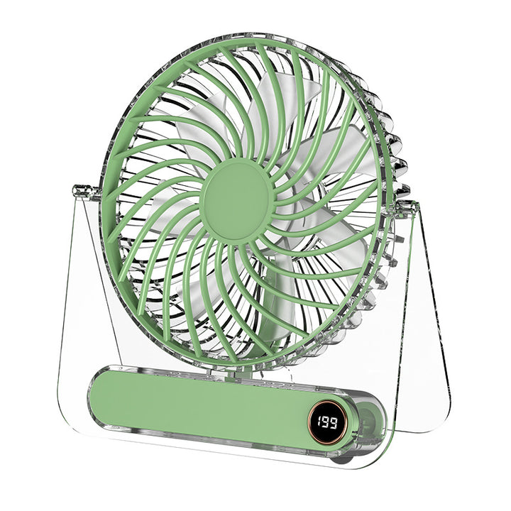 Adjustable Rechargeable Desk Fan Bowlift