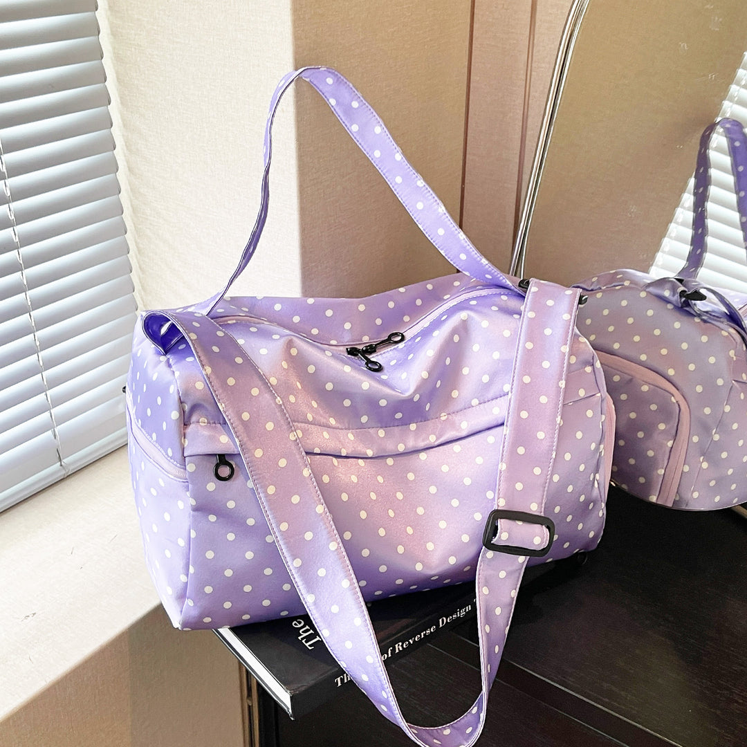 Polka Dot Gym Duffel Bag Bowlift