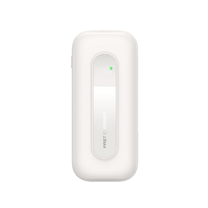 Power bank with digital charge status monitor and high-speed charging Bowlift