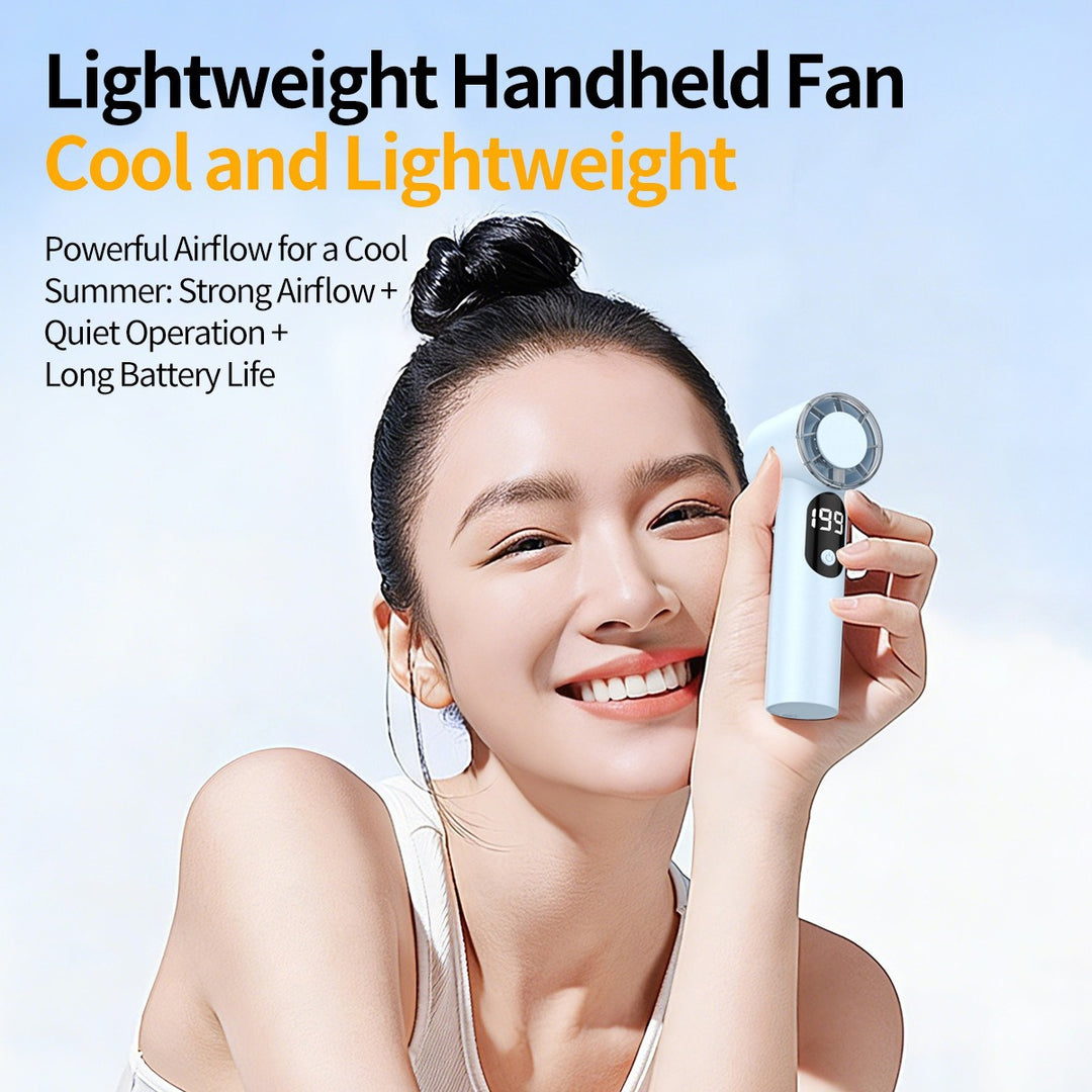 Unisex High-Performance Rechargeable Handheld Fan Bowlift
