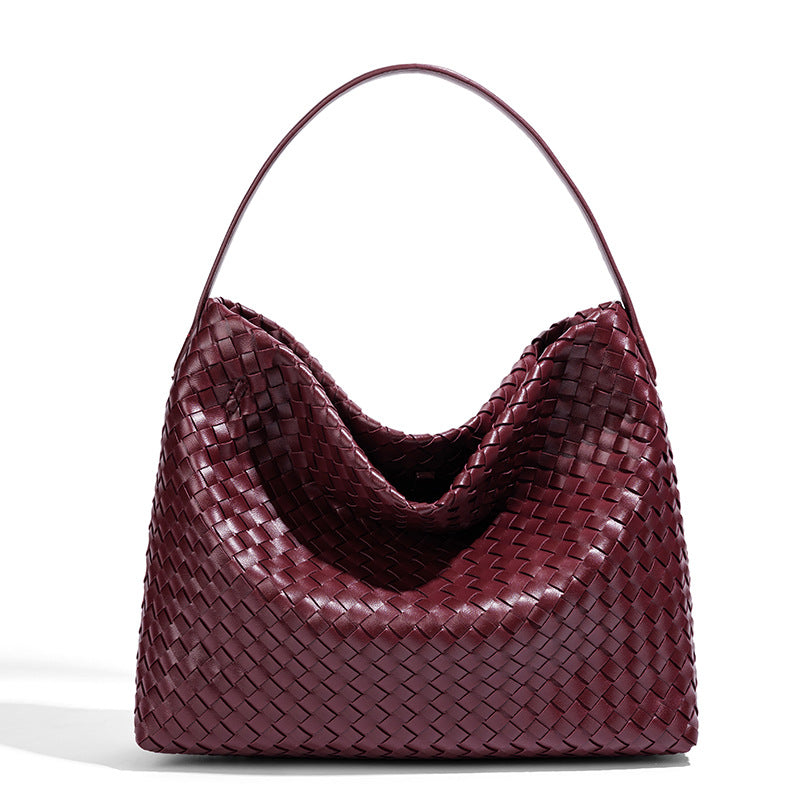 Oversized Woven Hobo Bag Bowlift