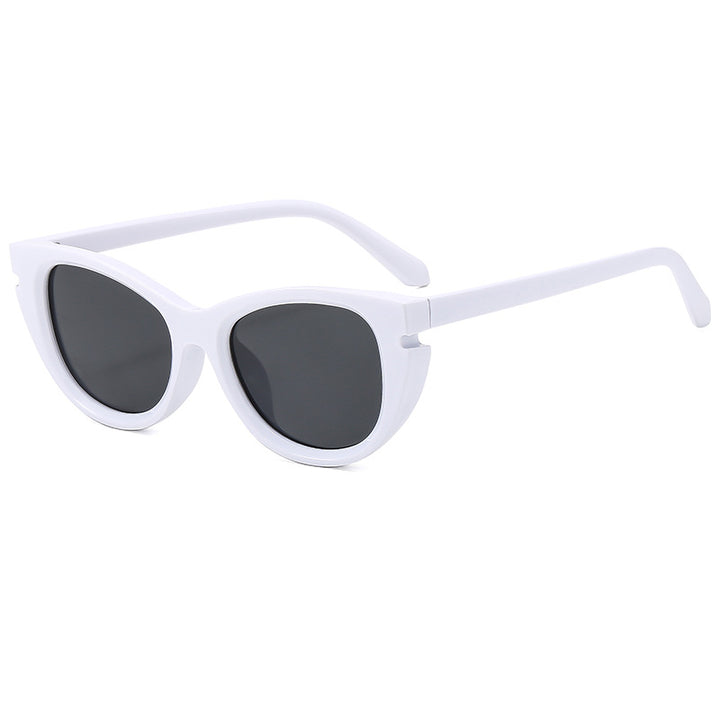 Women's Cat-Eye Sunglasses with Durable Plastic Frame Bowlift