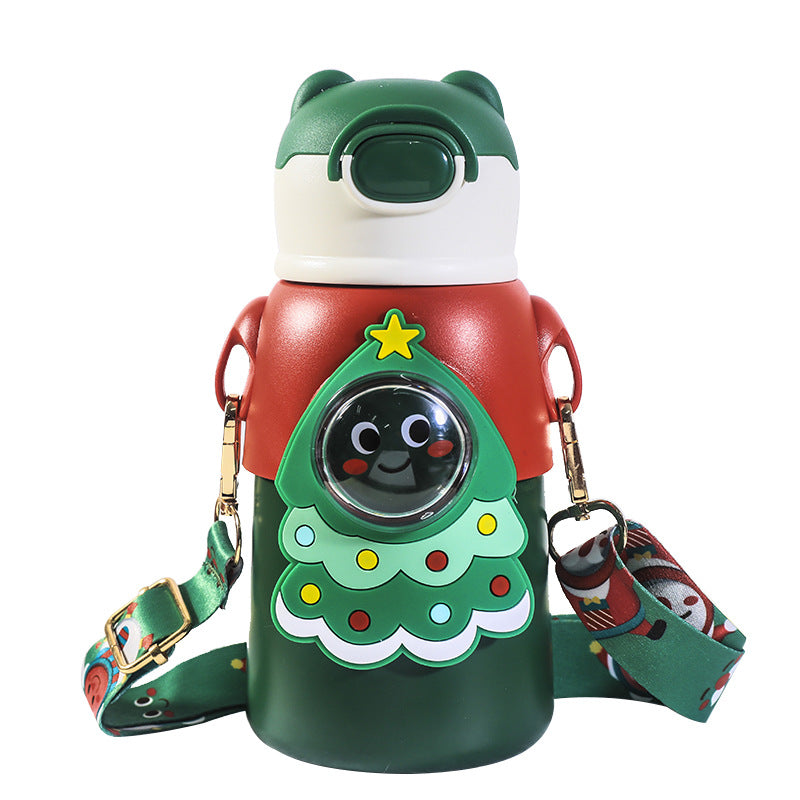 Women's Insulated Water Bottle with Cute Animal Design Bowlift