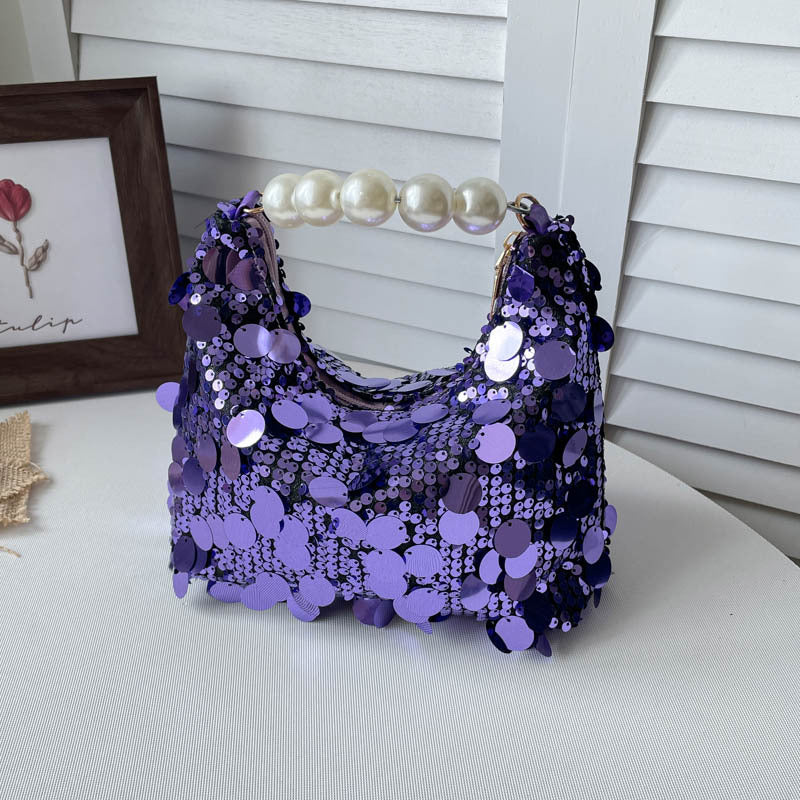 WoChic Sequined Evening Handbag Bowlift