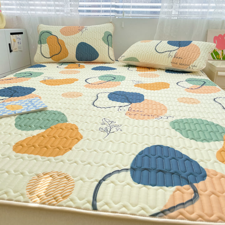 Playful Rainbow Mattress Protector