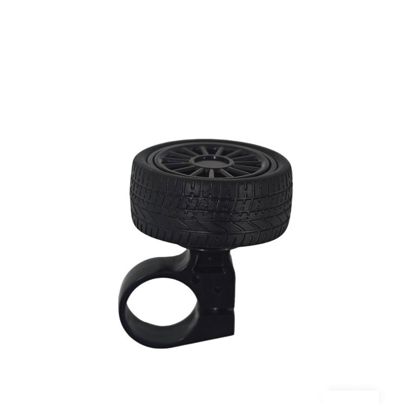 novelty wheel-shaped bicycle bell with adjustable handlebar clamp Bowlift