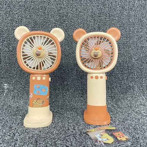 Unisex Portable Hand Fan in Cute Bear Design Bowlift