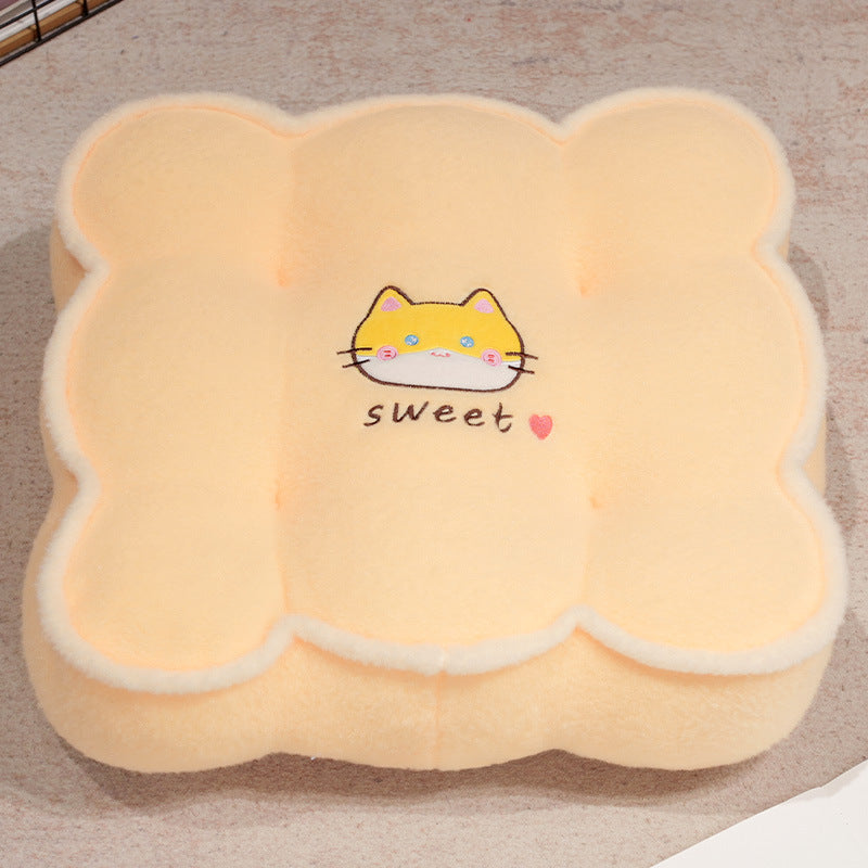 Plush pillow with animal-friendly design Bowlift
